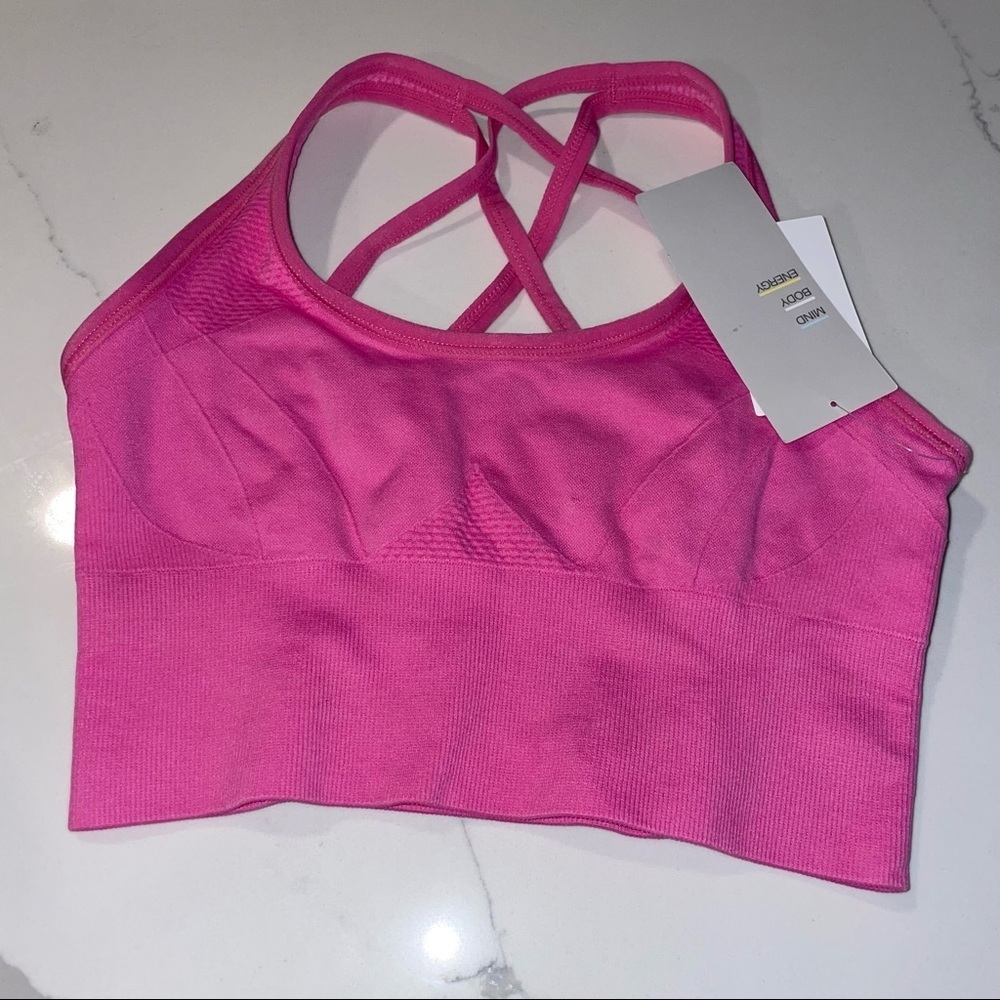 Z Zella Hot pink ports bra - Picture 3 of 5